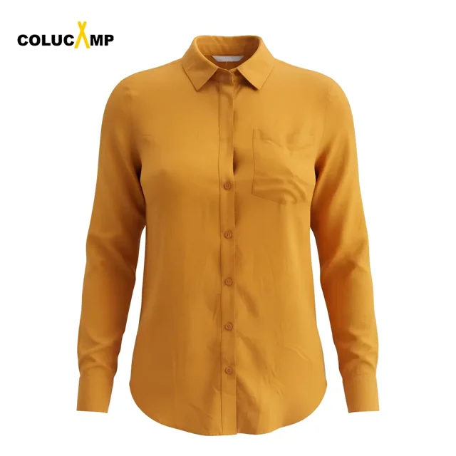 شومیز زنانه آجری برند H&M